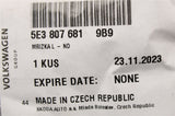 Skoda Octavia 2020-on fog light cover trim (front left) 5E3807681 9B9