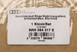 Audi rings logo side decals set (black) 8W0064317E