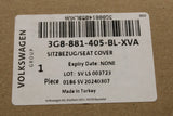 VW Arteon 2017-on lower seat cover (front left) 3G8881405BL XVA