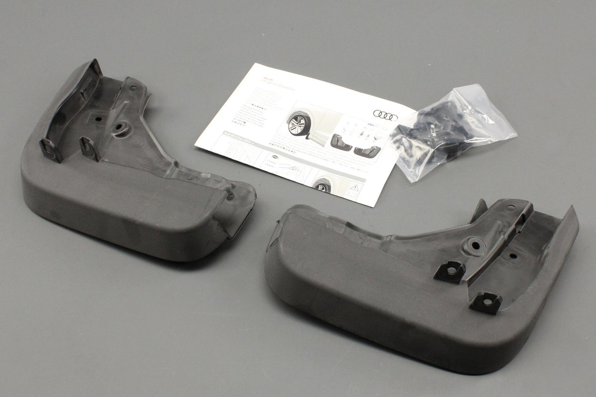 Audi Q8 2019-on S-Line accessory mud flaps set (front) 4M8075116, view 1