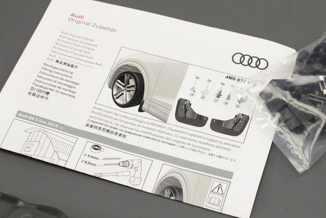 Audi Q8 2019-on S-Line accessory mud flaps set (front) 4M8075116