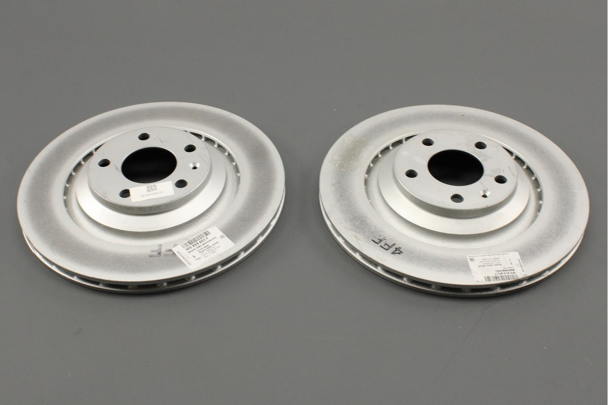 Audi A6 C6 2005-2011 330mm vented rear brake discs x2 4F0615601F, view 1