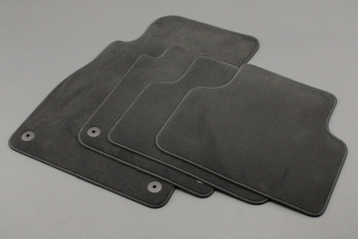 Audi Q7 SQ7 16-on Q8 front & rear carpet floor mats set 4M2863011D JTV
