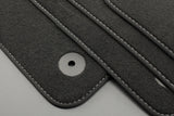 Audi Q7 SQ7 16-on Q8 front & rear carpet floor mats set 4M2863011D JTV