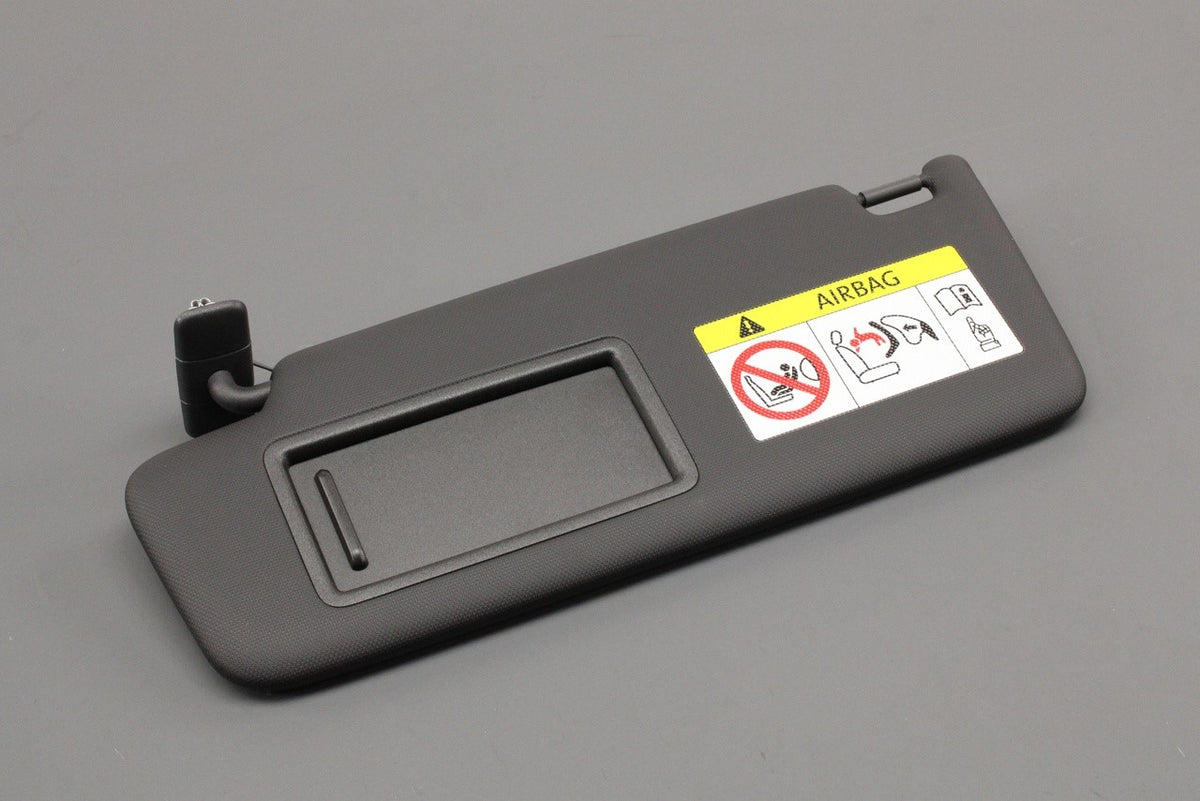 Audi A1 2019-on black sun visor with mirror (left) 82A857551G 7C0, view 1