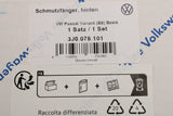 VW Passat B9 2024-on accessory mud flap set (front & rear) 3J0075101/111