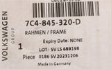 VW Grand California 17-on roof skylight window frame (small) 7C4845320D