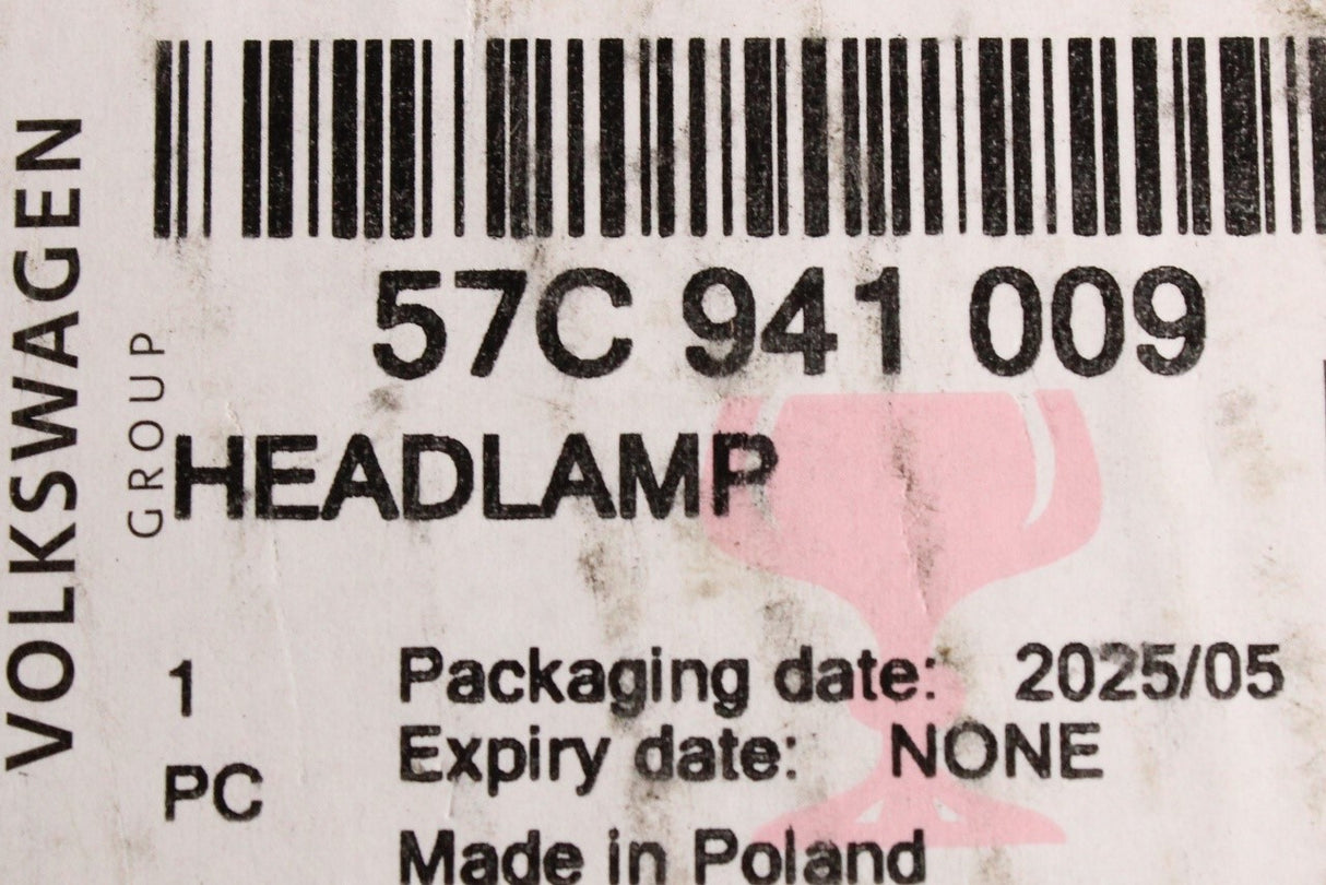 Skoda Karoq 2018-on RHD LED headlight unit (left) 57C941009
