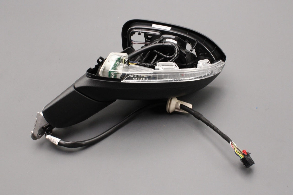 VW Golf MK8 2020-on RHD wing mirror housing (left) 5H2857507T 9B9, view 1