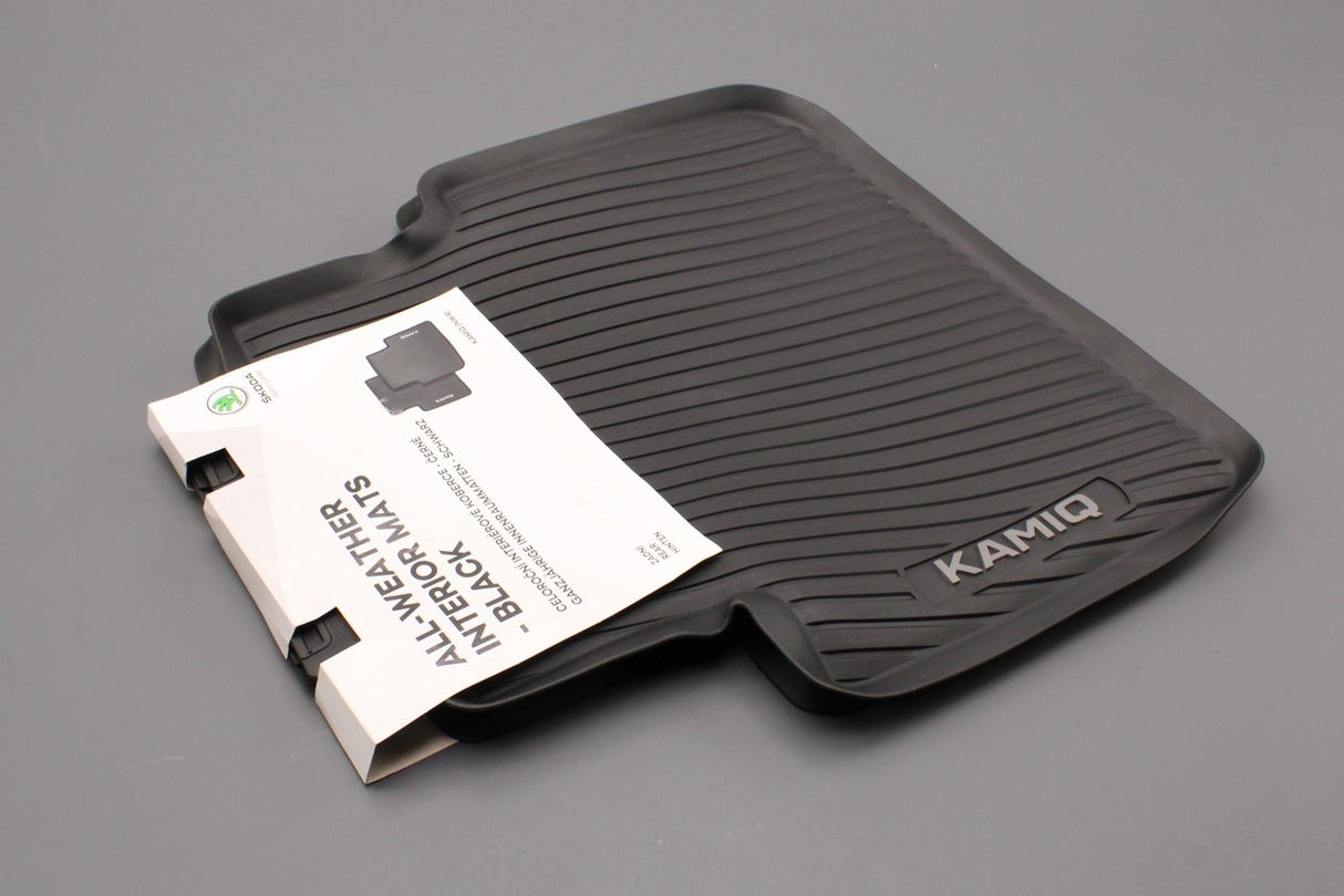 Skoda Kamiq 2019-on all weather floor mats (rear) 658061512