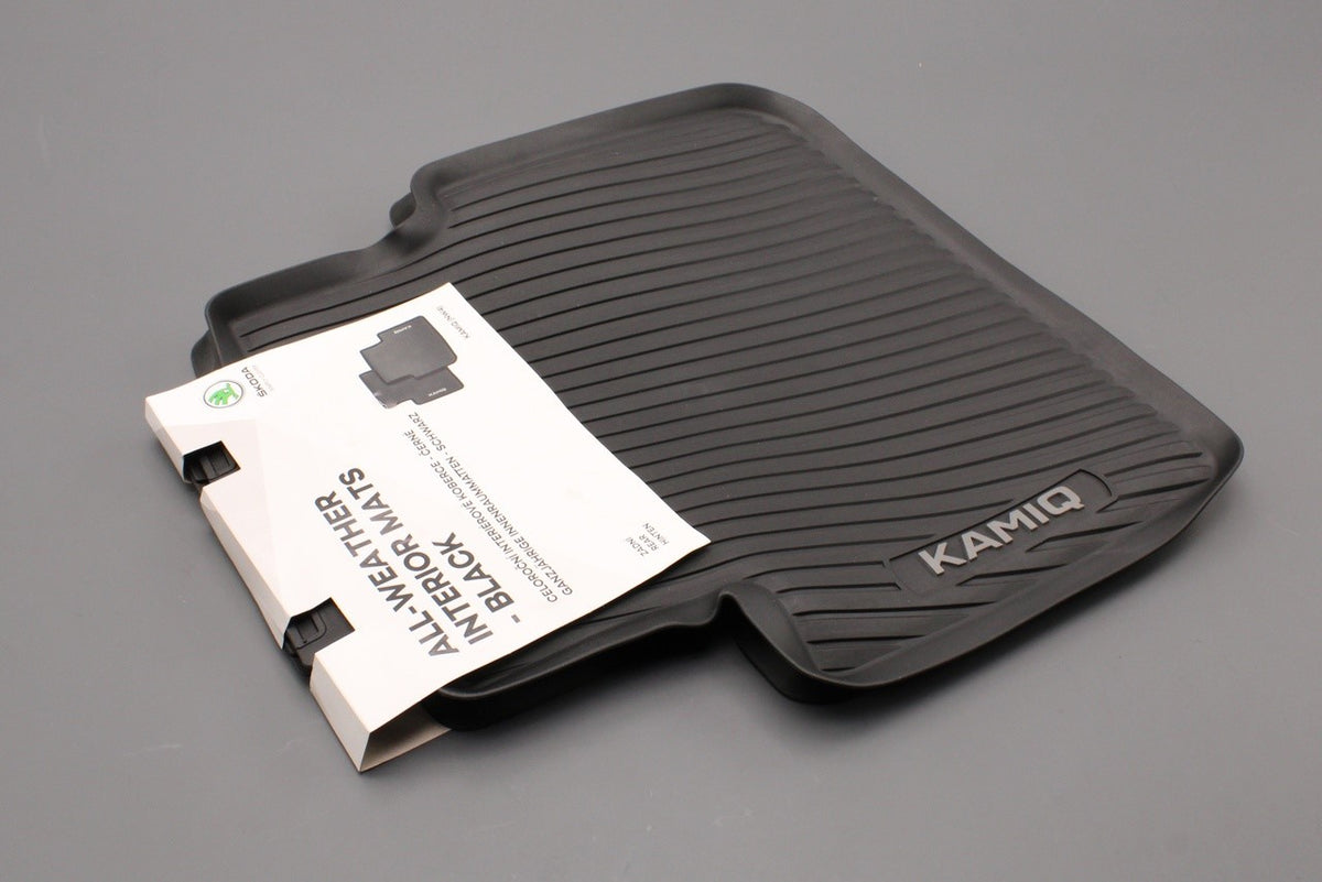 Skoda Kamiq 2019-on all weather floor mats (rear) 658061512, view 1