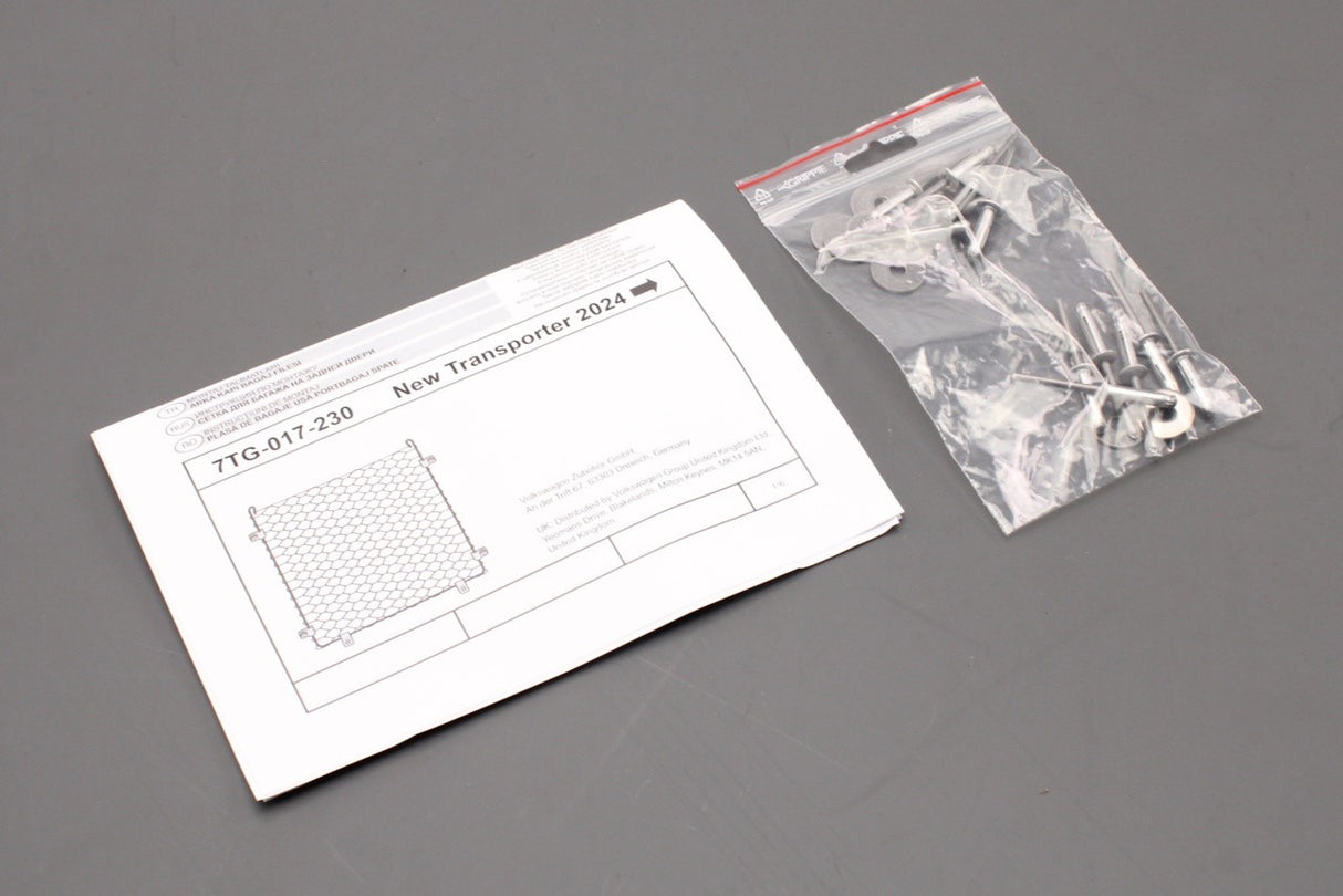 VW Transporter 2025-on cargo net pocket (wing doors) 7TG017230