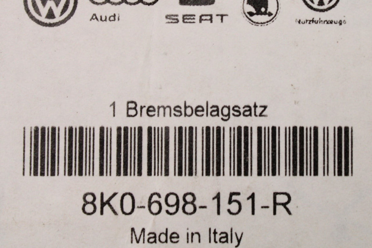 Audi A4 S4 A5 S5 2008-2016 brake pads set (front) 8K0698151R