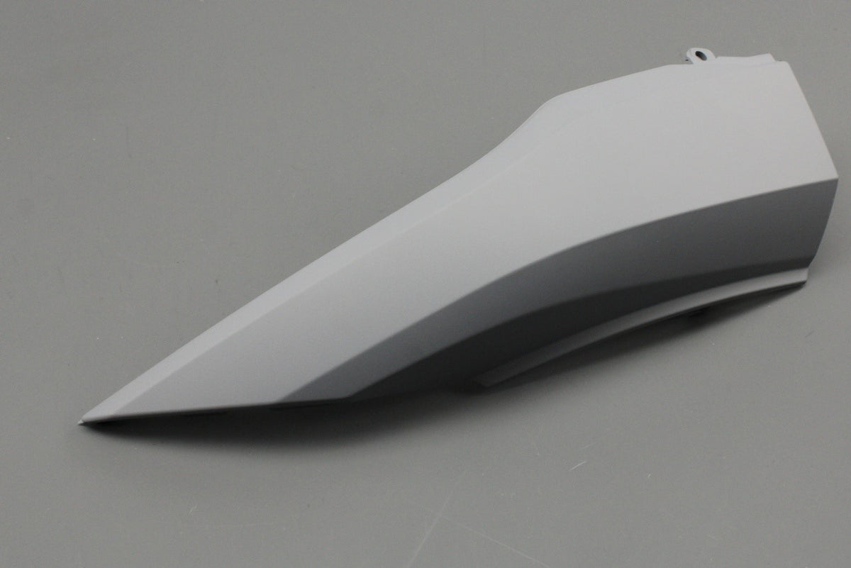 Audi e-tron 2019-on front bumper spoiler trim (left) 4KE807061C GRU, view 1