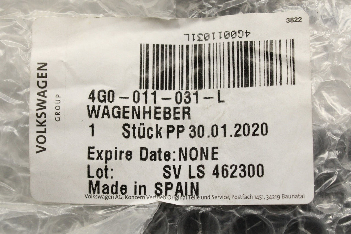Audi A6 S6 A7 S7 RS6 RS7 spare wheel tool kit jack 4G0011031L