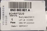 Audi A1 A3 A4 A5 A6 A7 Q2 Q3 Q5 Q7 Q8 TT wing badge (S-Line) 8N0853601A
