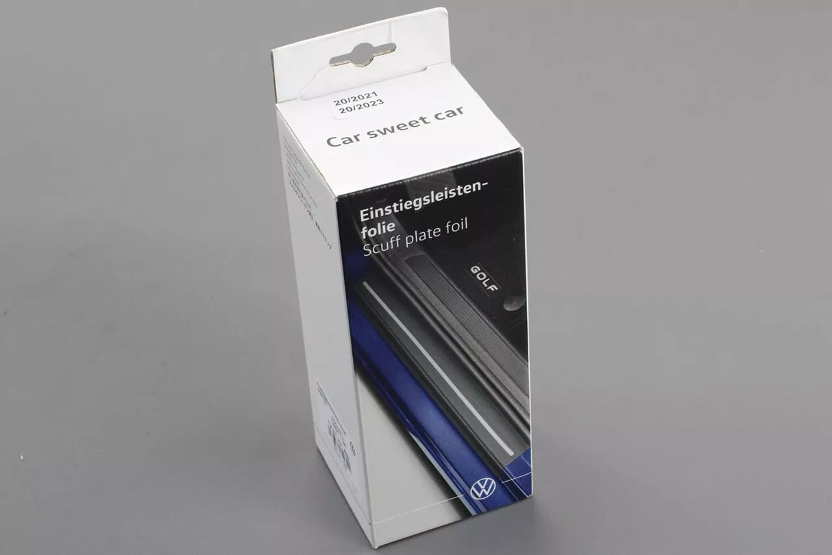 VW ID.4 ID.5 door sill protector foil kit (silver/black) 11A071310 ZMD