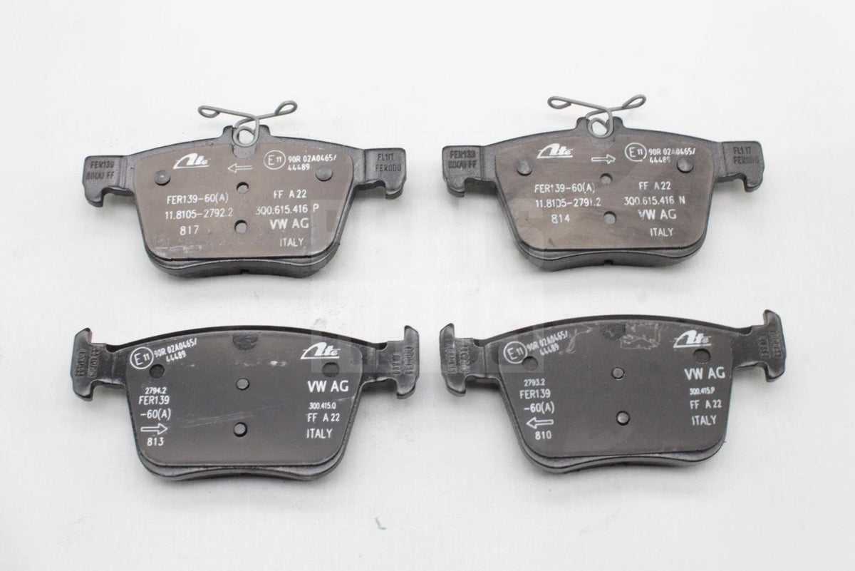 Skoda Superb 2015-2024 brake pads for 300x12mm discs (rear) 3Q0698451F
