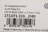 VW ID.Buzz 2023-on front & rear door sill protection films 1T3071310 ZMD