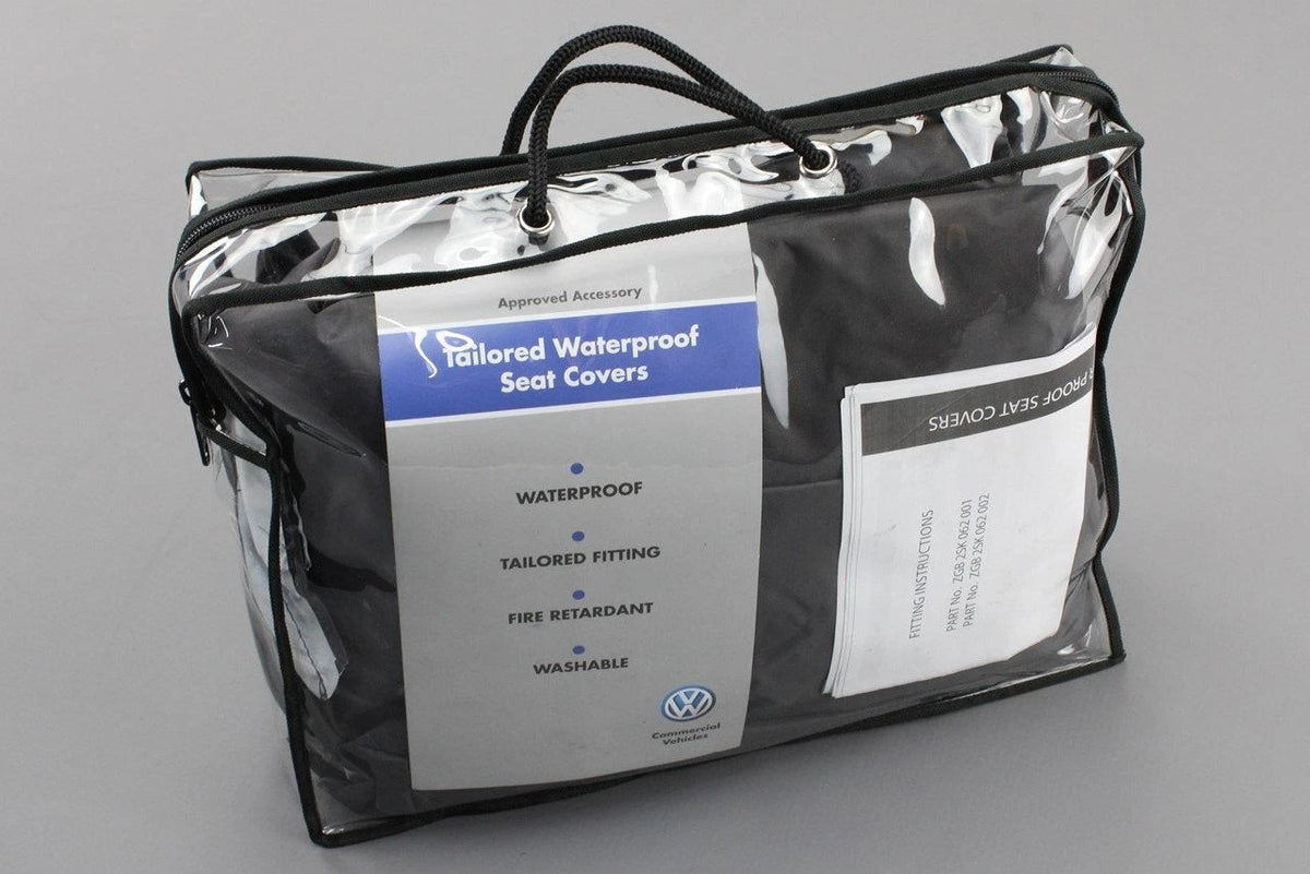 VW Caddy 2020-on waterproof front seat covers (grey) ZGB2SK062002, view 1