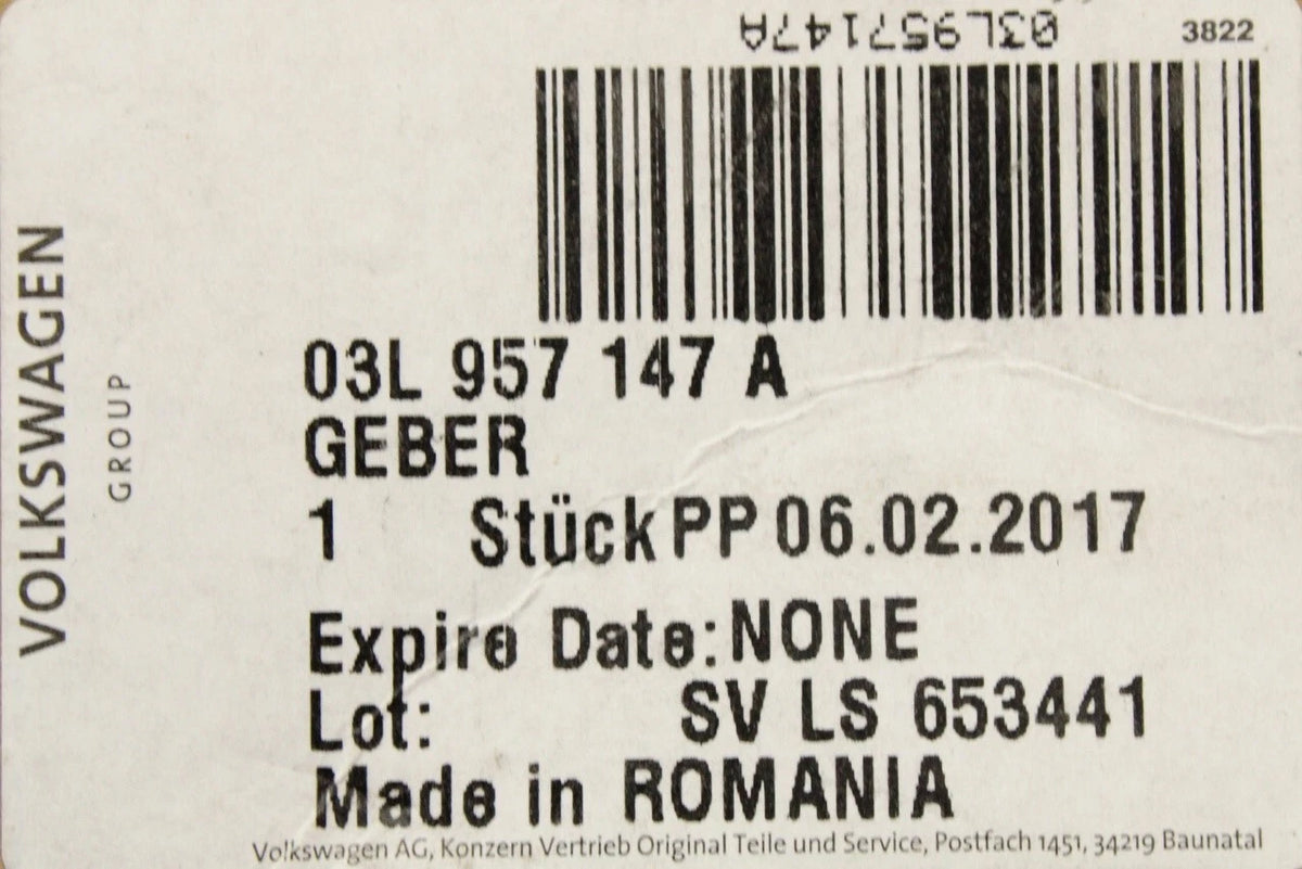 VW Audi Skoda SEAT 2.0 TDI camshaft impulse position sensor 03L957147A