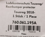 VW Touareg 2018-on rear bumper load edge protector 760061195A
