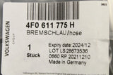 Audi RS6 2008-2011 brake hose (rear) 4F0611775H