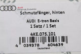Audi e-Tron 2019-on accessory mud flap set (front & rear) 4KE075101/111