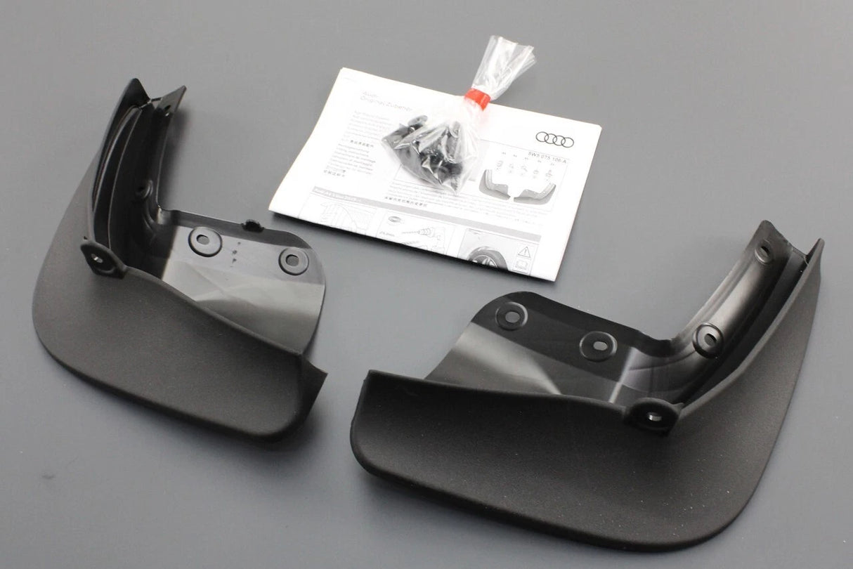 Audi A4 B9 2020-on accessory mud flap set (front & rear) 8W5075111C/106A