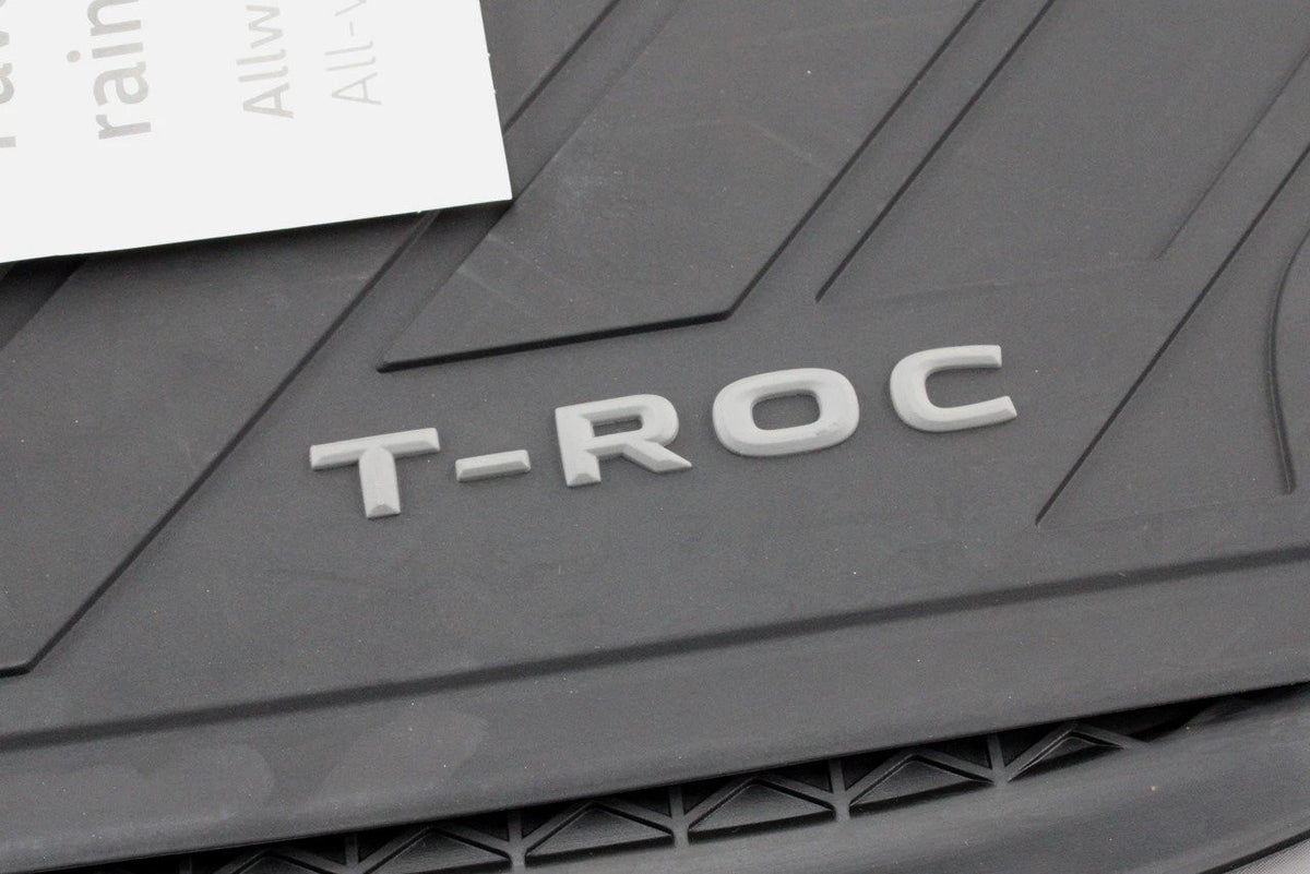 VW T-Roc 2018-26 front and rear rubber floor mats set RHD 2GB061502/512
