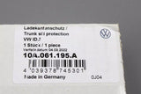 VW ID.3 2020- accessory rear bumper load edge protector 10A061195A
