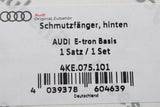 Audi e-Tron 2019-on accessory mud flap set (rear) 4KE075101