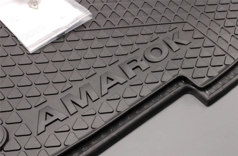 VW Amarok 2010-22 all weather floor mats in black (front) 2H2061502 82V