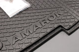 VW Amarok 2010-22 all weather floor mats in black (front) 2H2061502 82V