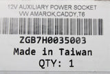 VW Amarok Transporter T6 Caddy 12V auxiliary power socket ZGB7H0035003