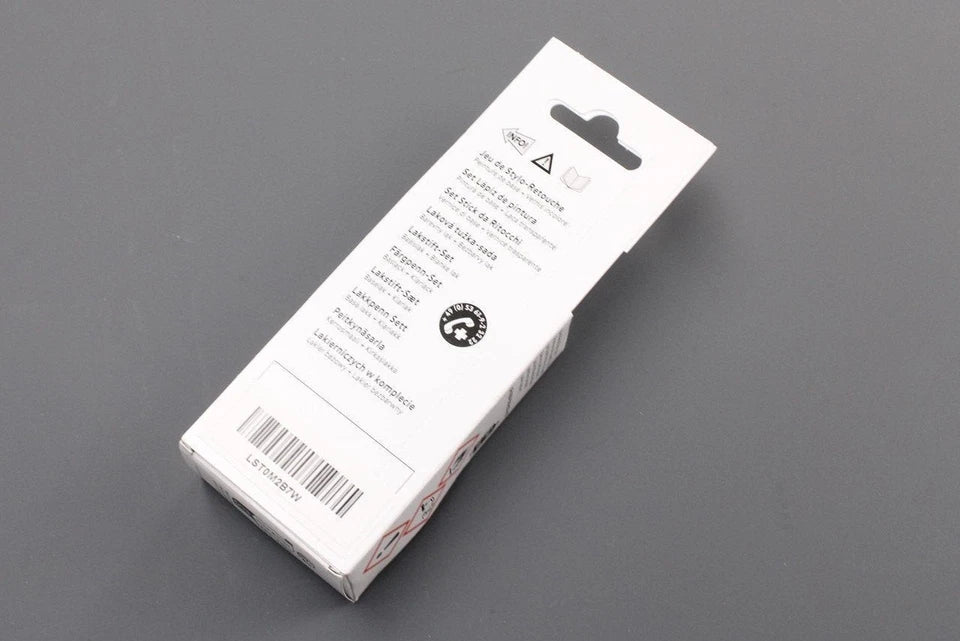 VW Touch up paint set x2 9ml Tungsten Silver Metallic LB7W LST0M2B7W