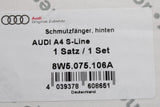 Audi A4 B9 2020-on accessory mud flap set (front & rear) 8W5075111C/106A