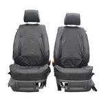 VW Caddy 2016-2020 front waterproof seat covers set Grey ZGB2K2062 002