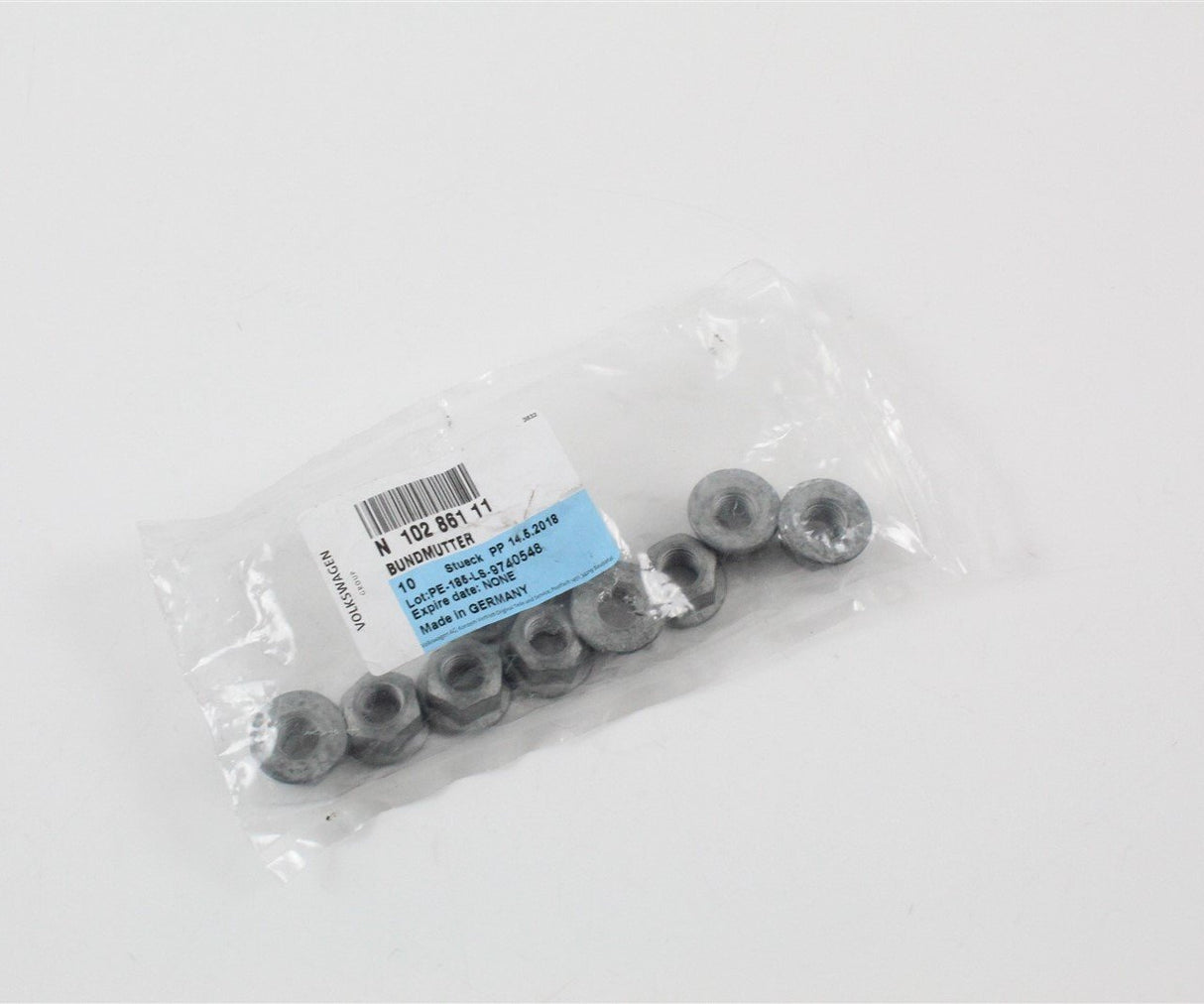 VW Audi Skoda SEAT M10 nut X10 suspension engine N10286111