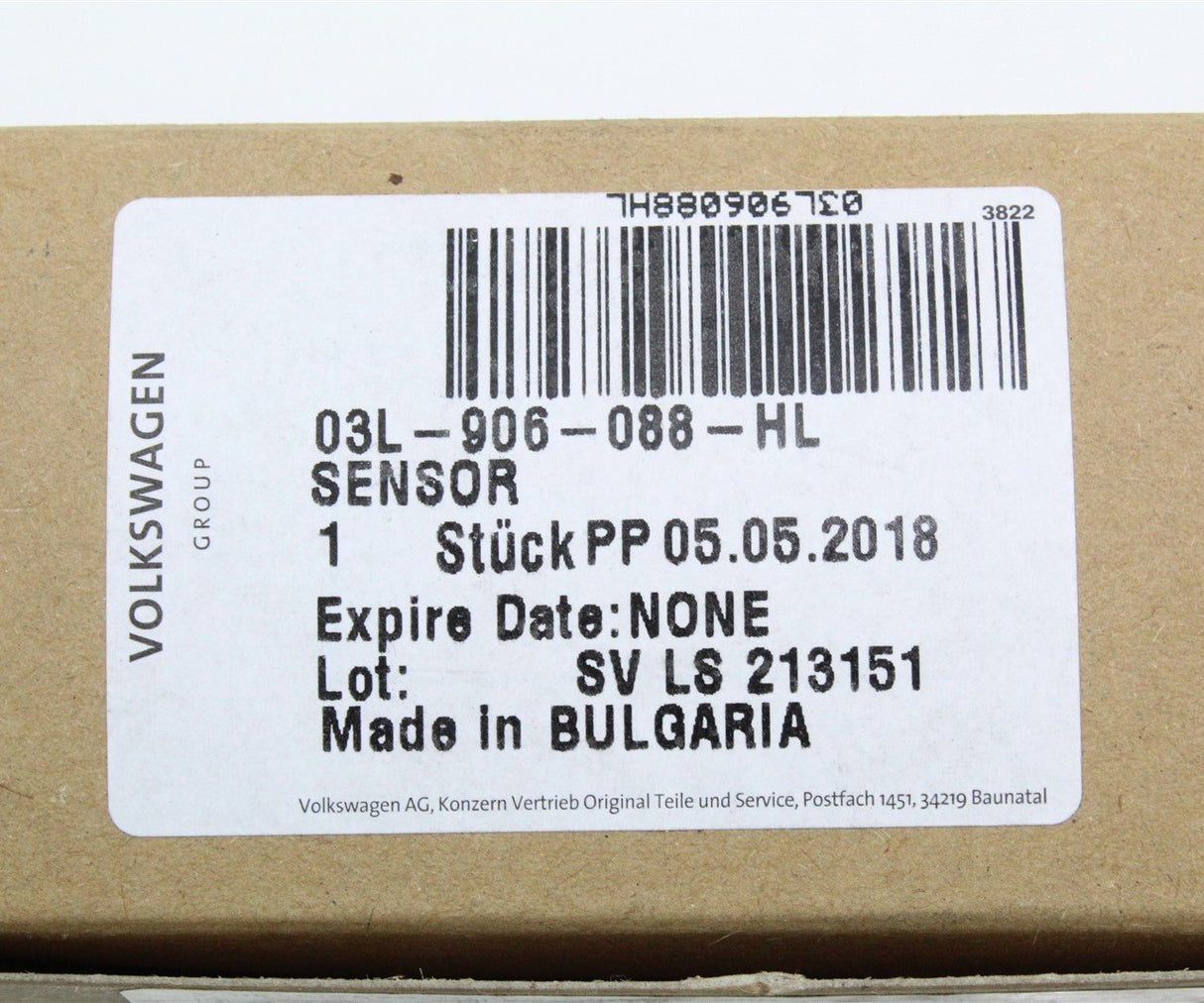 VW Polo A1 Ibiza 1.2 1.6 TDI exhaust gas temp sender 03L906088HL