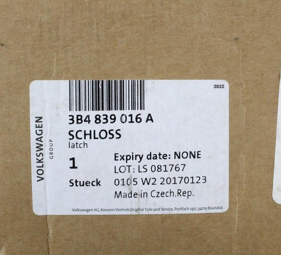 VW Golf MK4 Bora Passat B5 Leon right rear door lock 3B4839016A