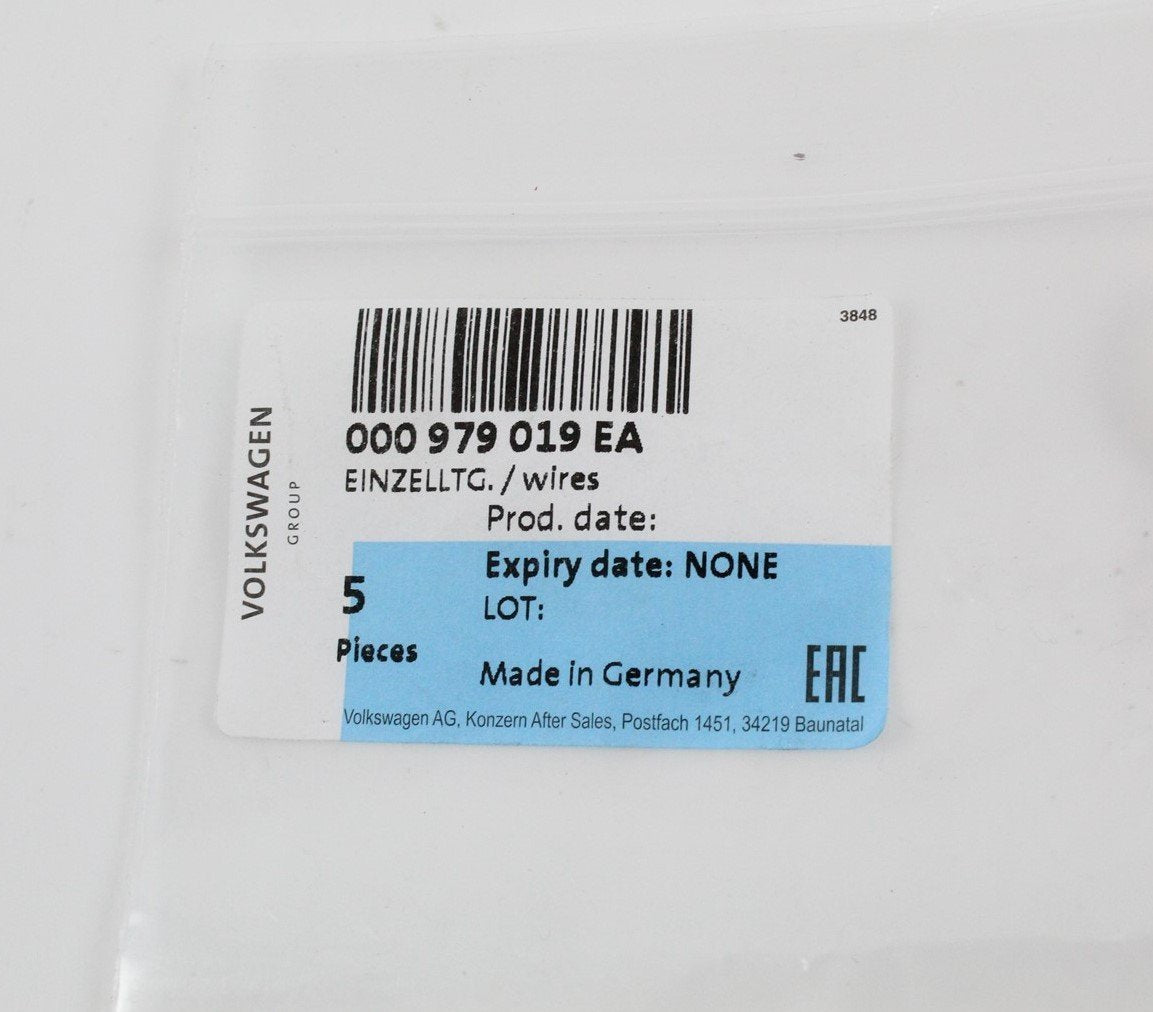 VW Audi Skoda SEAT repair wires with connector x3 000979019EA