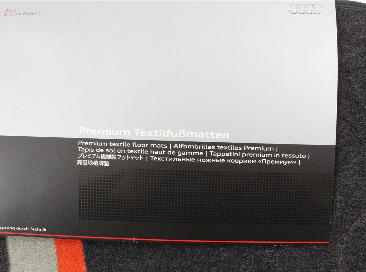 Audi A1 2011-2014 rear Legends carpet floor mats set 8X0061276A