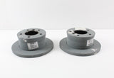VW LT 1997-2006 rear brake discs drum pair 276x16 2D0615601D