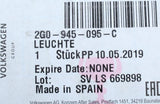 VW Polo AW 2018-on left rear tail light unit 2G0945095C