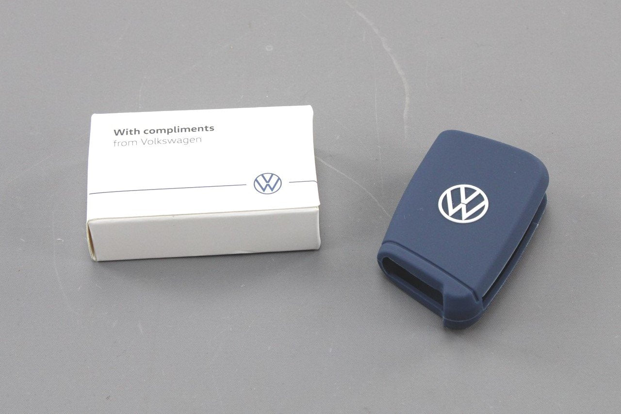 Original VW Schlüsselcover Volkswagen Logo Zündschlüssel Blende Cover  Hellblau 000087012AN3H1