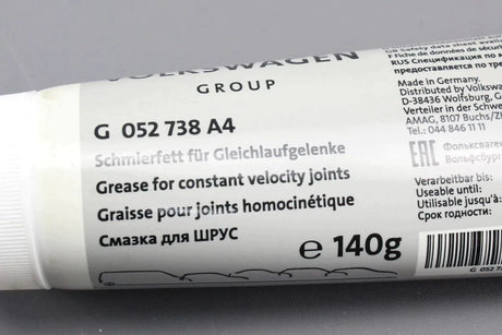 VW Audi Skoda SEAT CV boot grease 140g tube G052738A4