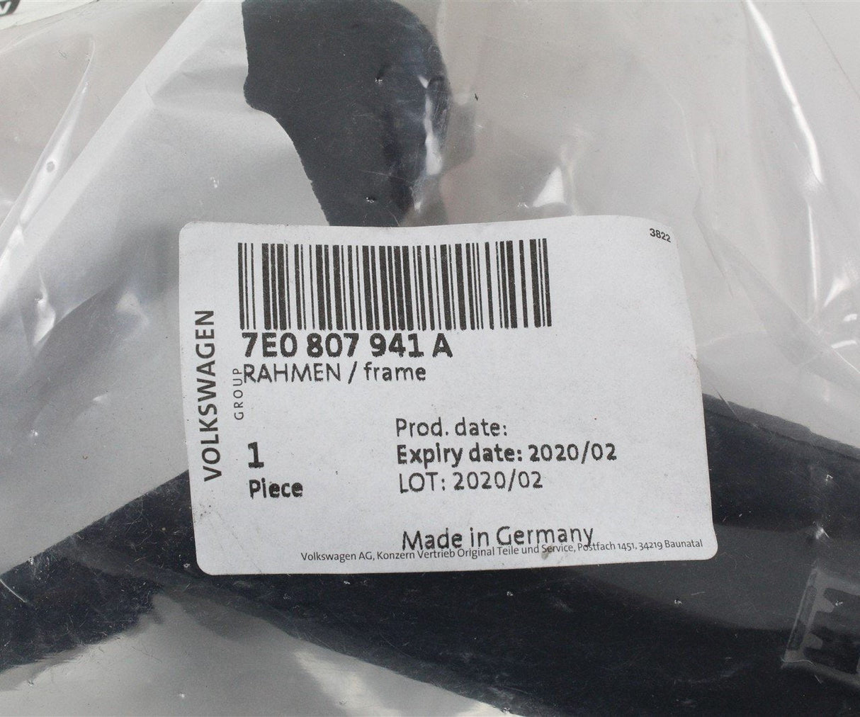 VW Transporter Caravelle T6 LEFT headlight washer bracket 7E0807941A
