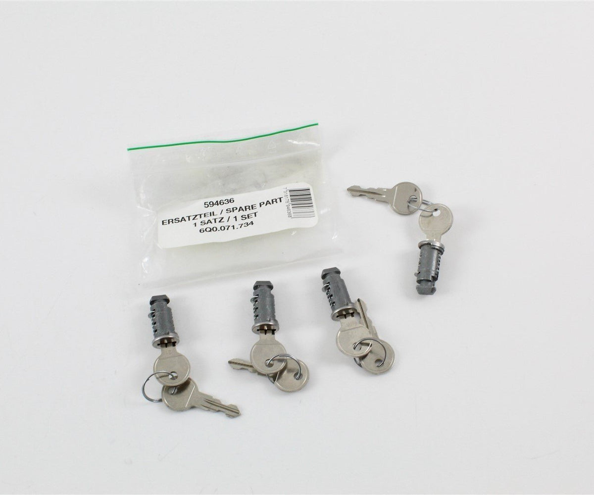 VW Volkswagen bike carrier replacement lock & keys set 6Q0071734